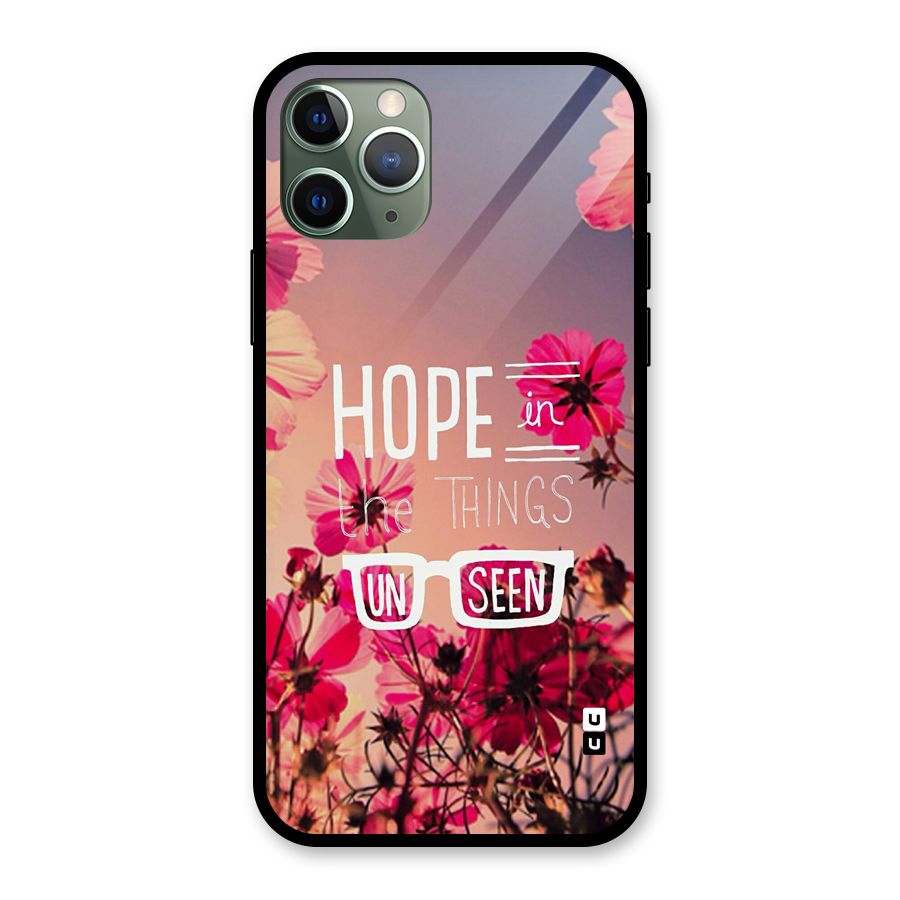 Unseen Hope Glass Back Case for iPhone 11 Pro