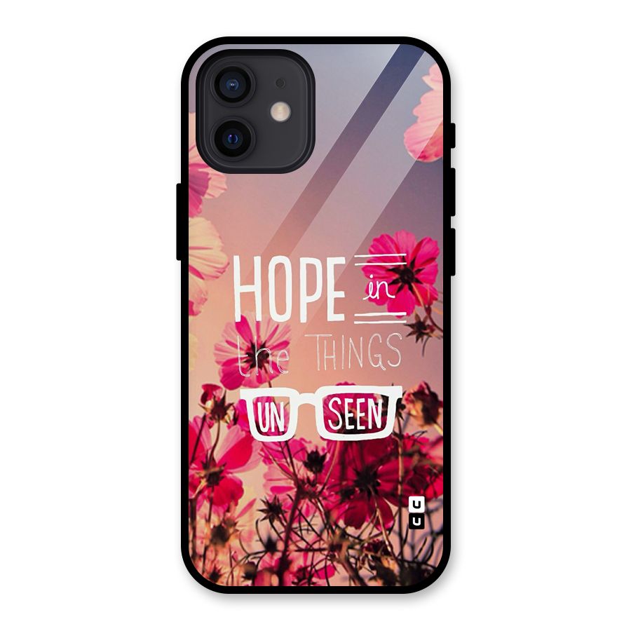 Unseen Hope Glass Back Case for iPhone 12