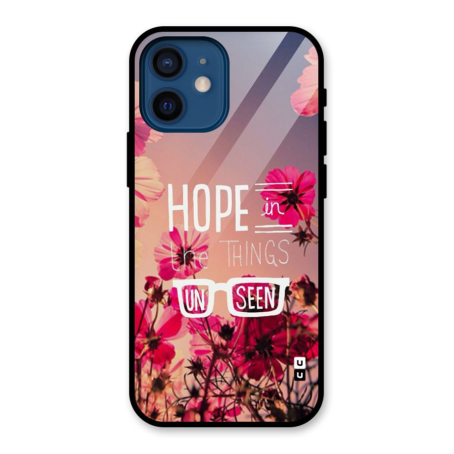 Unseen Hope Glass Back Case for iPhone 12 Mini