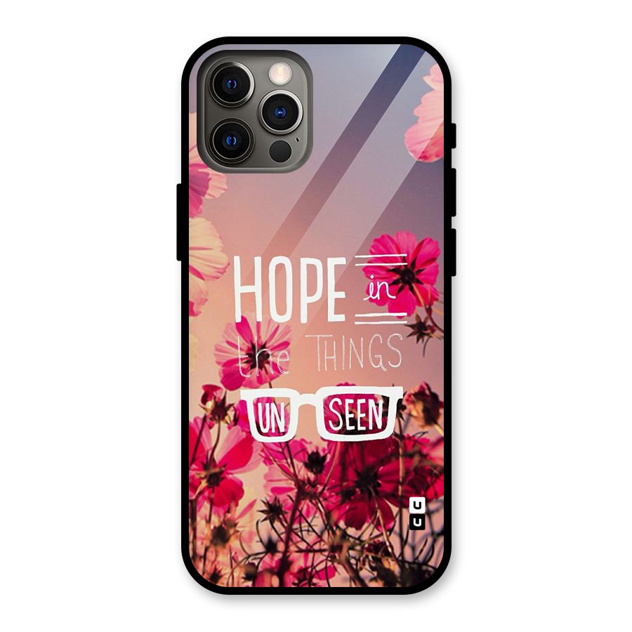 Unseen Hope Glass Back Case for iPhone 12 Pro
