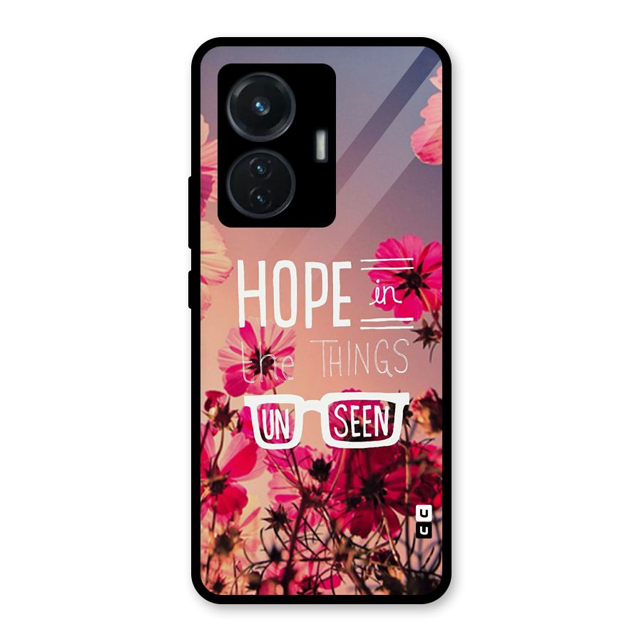 Unseen Hope Glass Back Case for iQOO Z6 44W