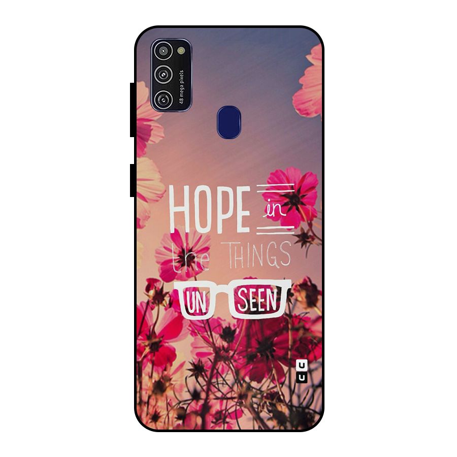 Unseen Hope Metal Back Case for Galaxy M30s