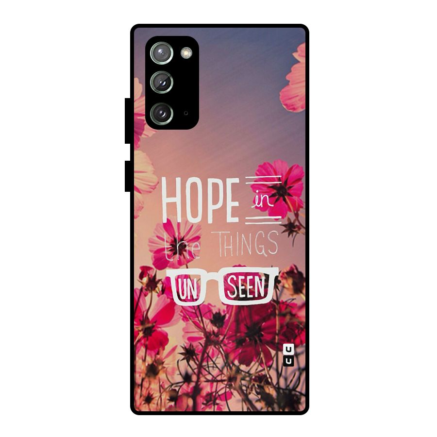 Unseen Hope Metal Back Case for Galaxy Note 20