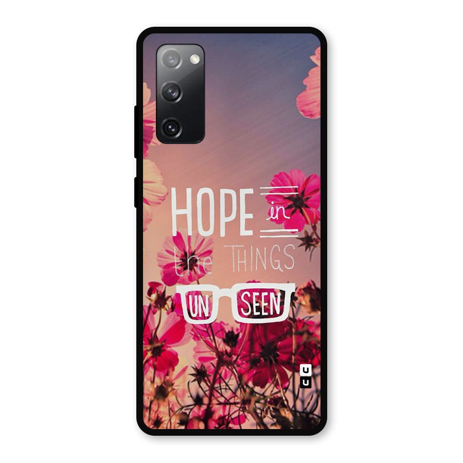 Unseen Hope Metal Back Case for Galaxy S20 FE 5G
