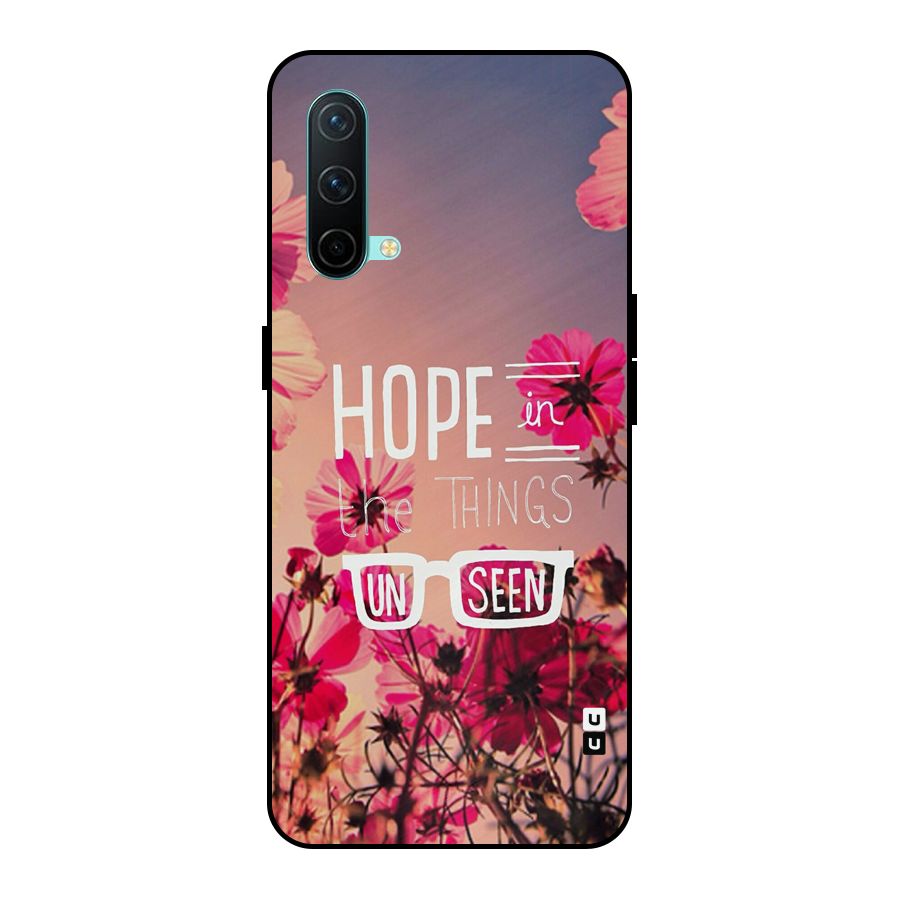 Unseen Hope Metal Back Case for OnePlus Nord CE 5G