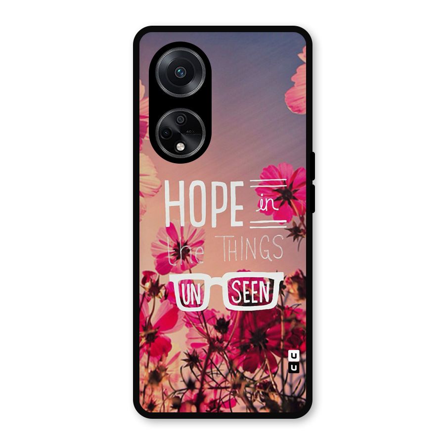 Unseen Hope Metal Back Case for Oppo F23