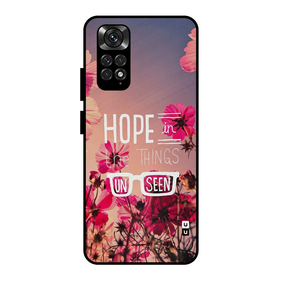 Unseen Hope Metal Back Case for Redmi Note 11 Pro