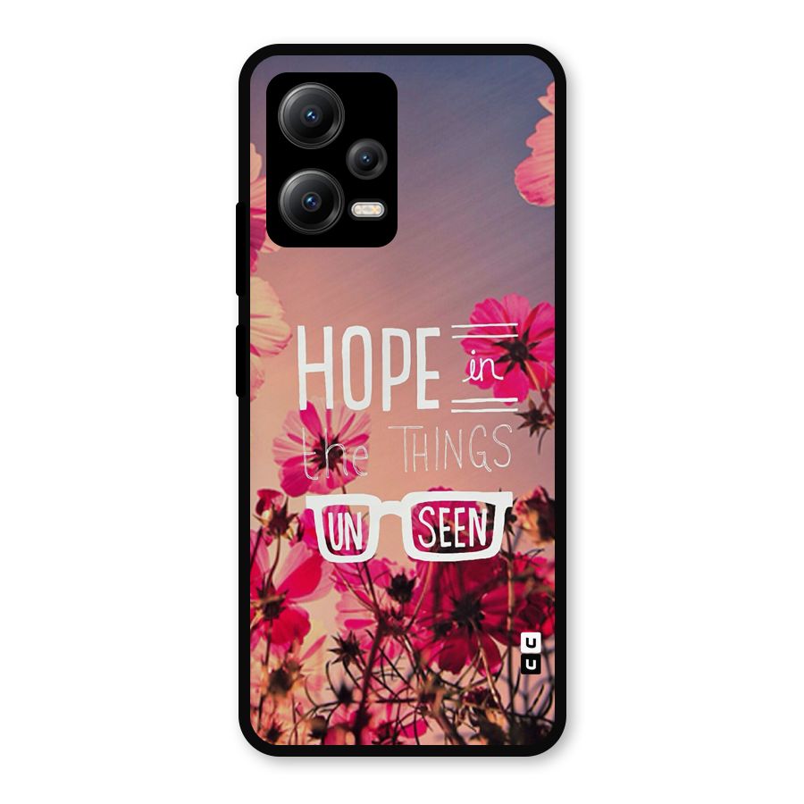 Unseen Hope Metal Back Case for Redmi Note 12 5G