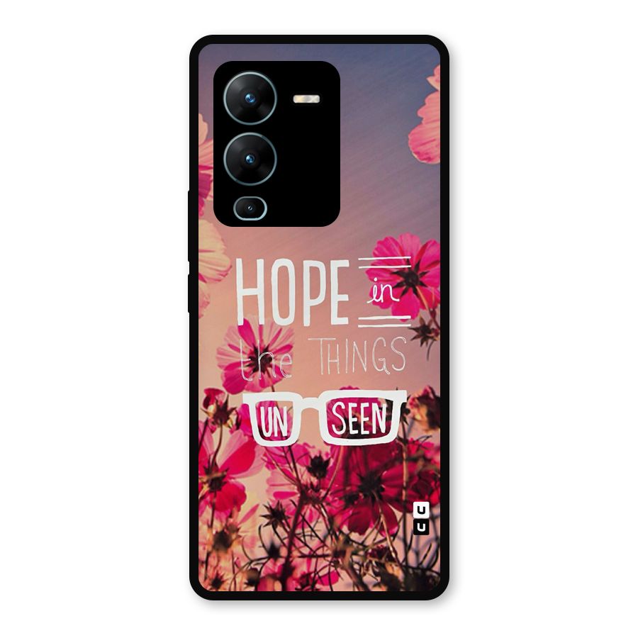 Unseen Hope Metal Back Case for Vivo V25 Pro