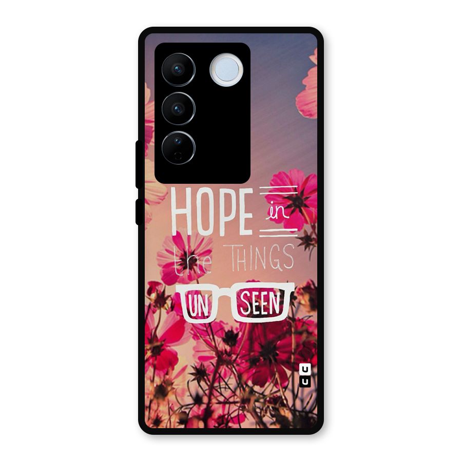 Unseen Hope Metal Back Case for Vivo V27 Pro