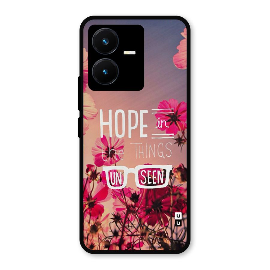 Unseen Hope Metal Back Case for Vivo Y22