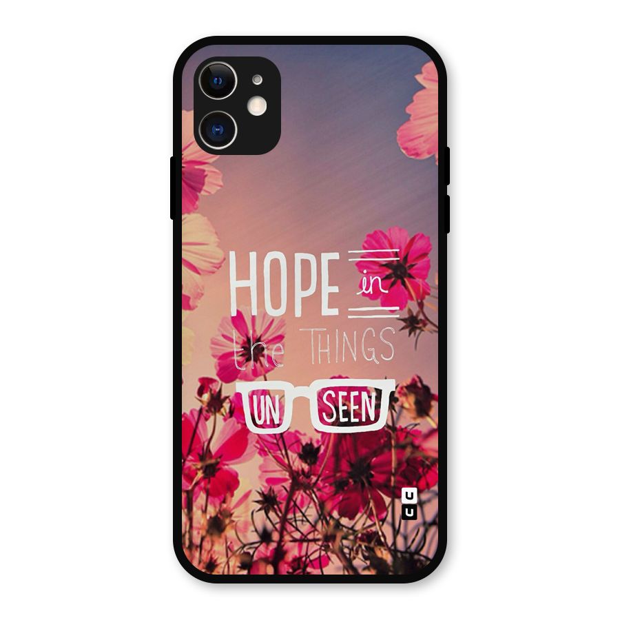 Unseen Hope Metal Back Case for iPhone 11