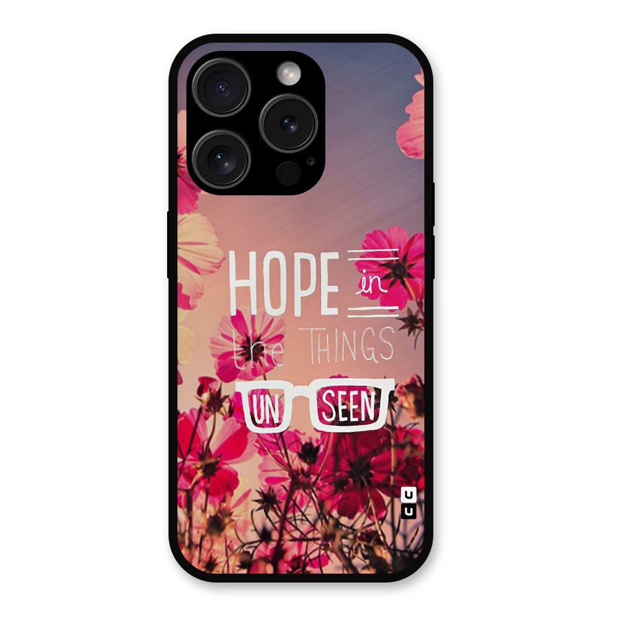 Unseen Hope Metal Back Case for iPhone 15 Pro