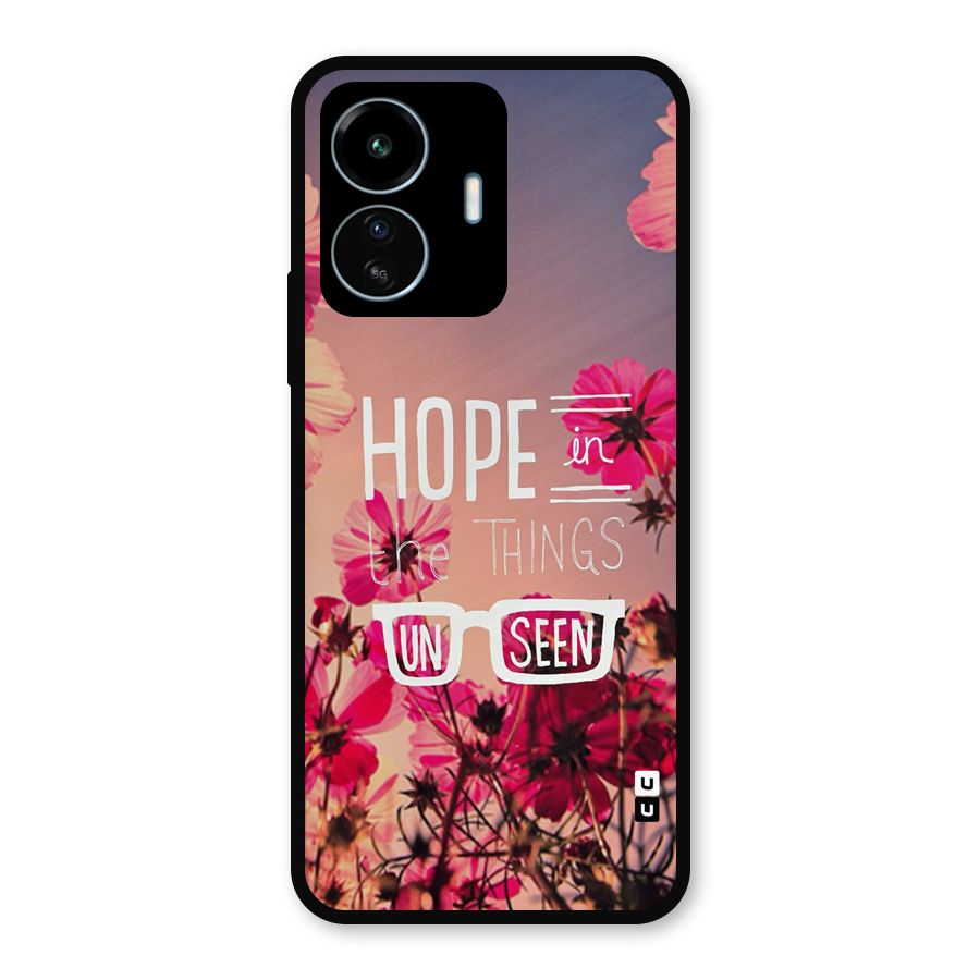 Unseen Hope Metal Back Case for vivo iQOO Z6 Lite 5G