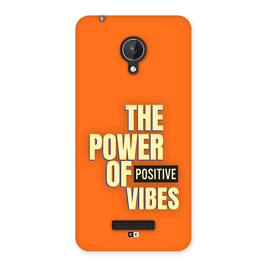 Upbeat Vibes Back Case for Canvas Spark Q380