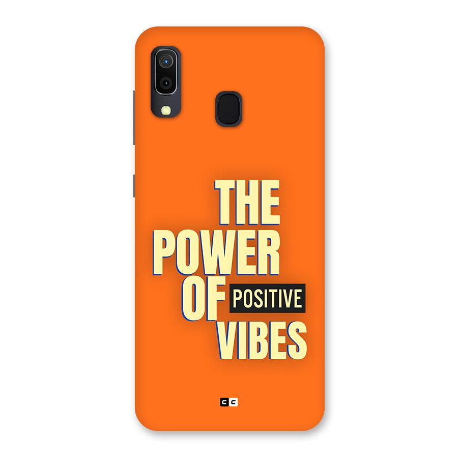 Upbeat Vibes Back Case for Galaxy A20