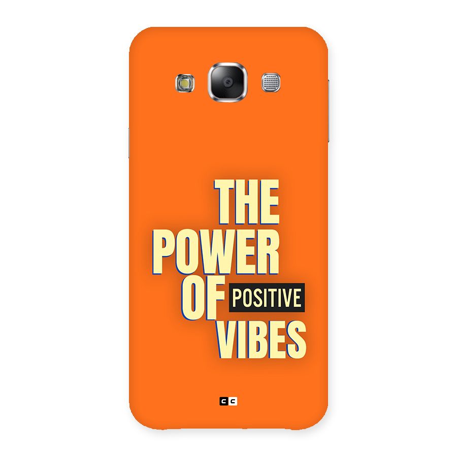 Upbeat Vibes Back Case for Galaxy E5