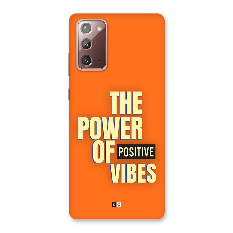 Upbeat Vibes Back Case for Galaxy Note 20