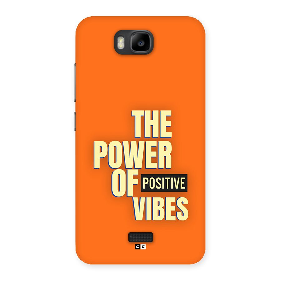 Upbeat Vibes Back Case for Honor Bee