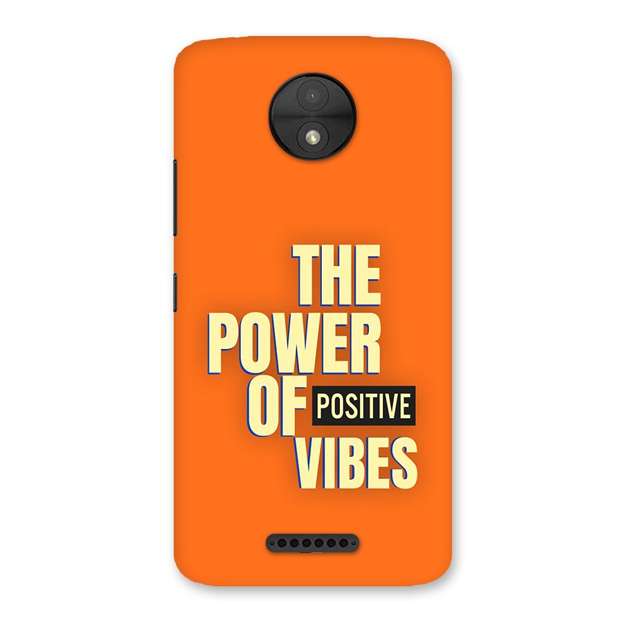 Upbeat Vibes Back Case for Moto C
