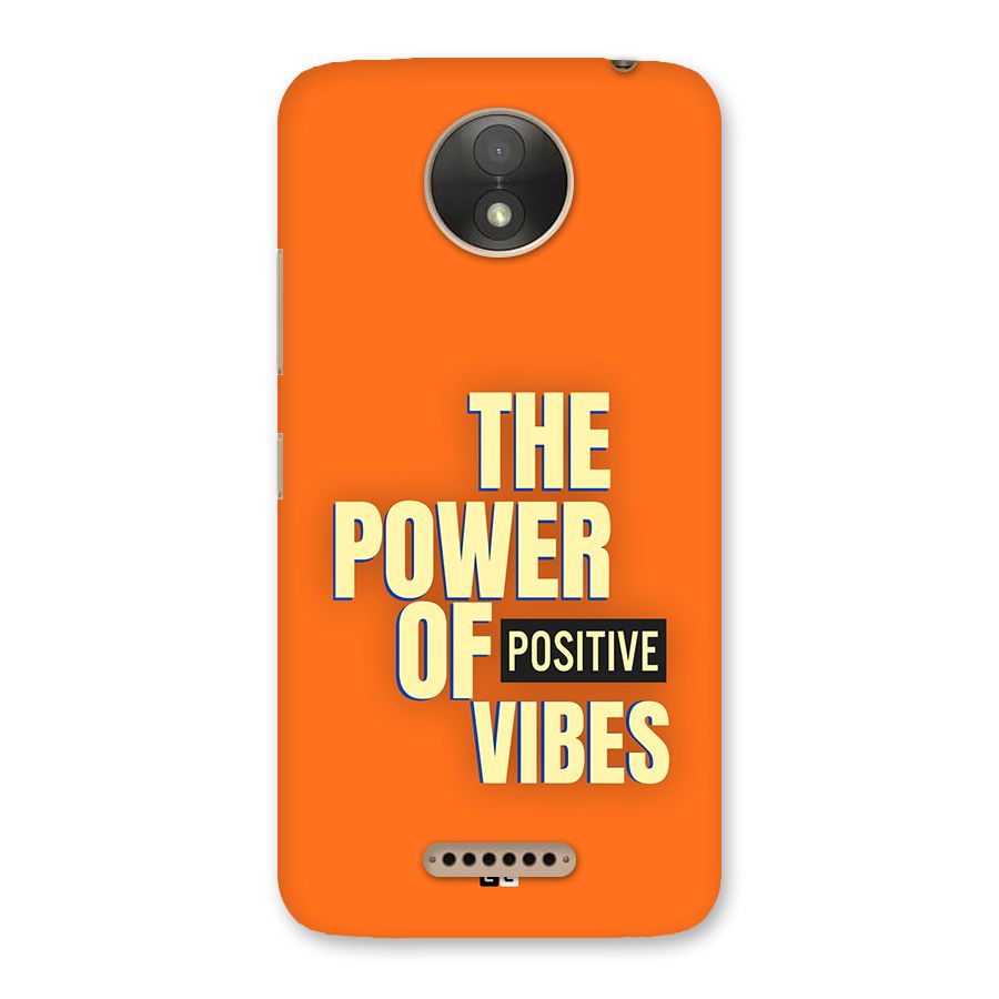 Upbeat Vibes Back Case for Moto C Plus