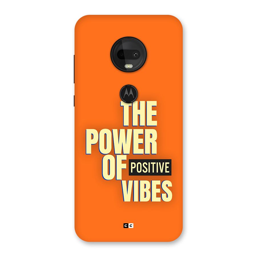 Upbeat Vibes Back Case for Moto G7