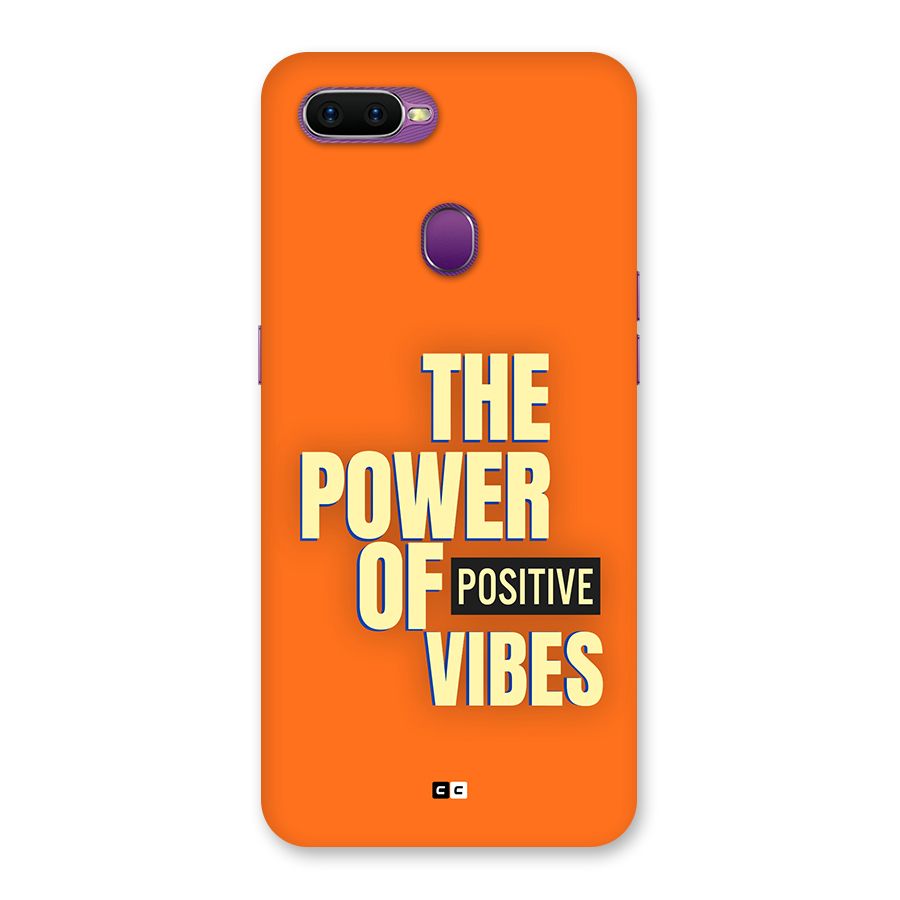 Upbeat Vibes Back Case for Oppo F9