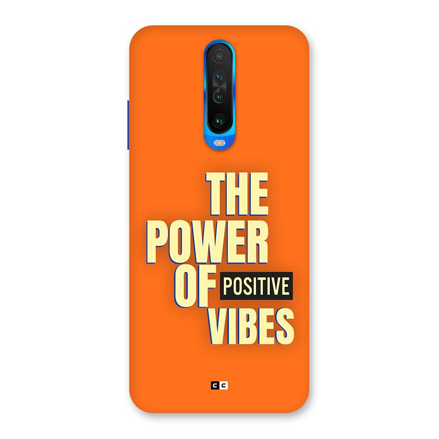 Upbeat Vibes Back Case for Poco X2