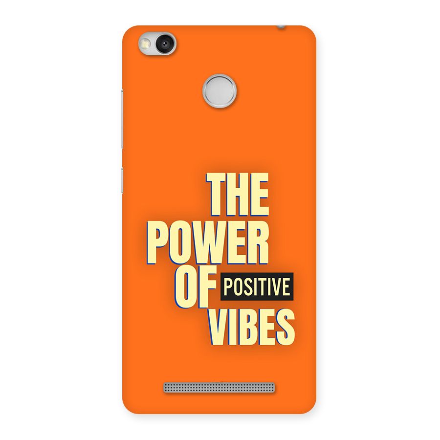 Upbeat Vibes Back Case for Redmi 3S Prime