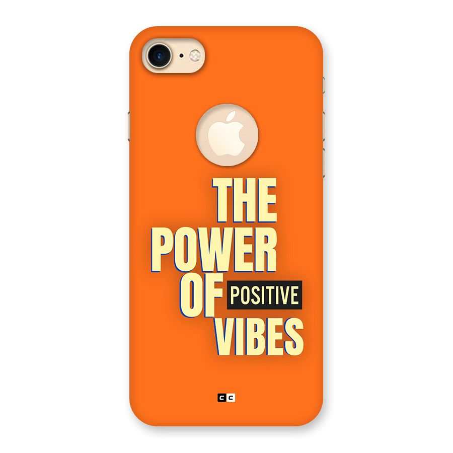 Upbeat Vibes Back Case for iPhone 7 Logo Cut