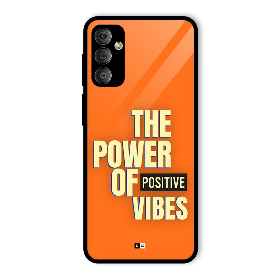 Upbeat Vibes Glass Back Case for Galaxy F23