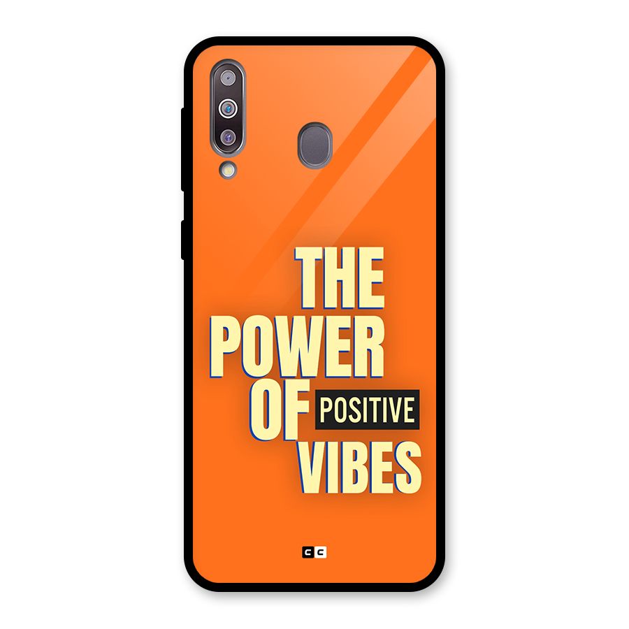 Upbeat Vibes Glass Back Case for Galaxy M30