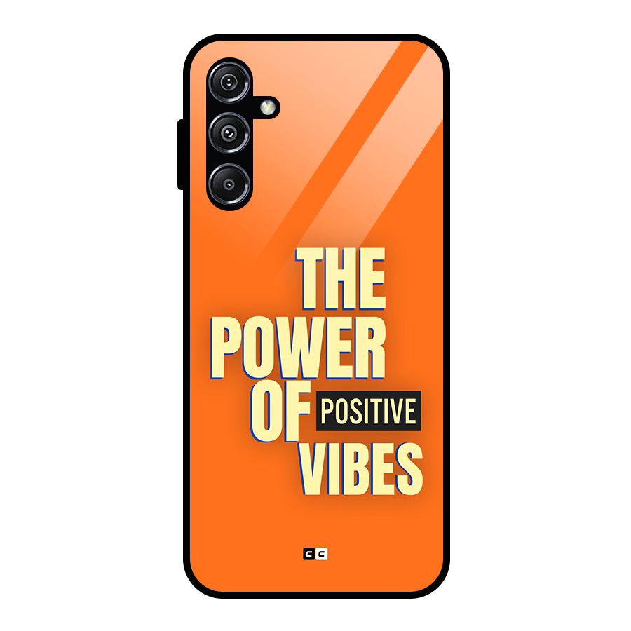 Upbeat Vibes Glass Back Case for Galaxy M34 5G