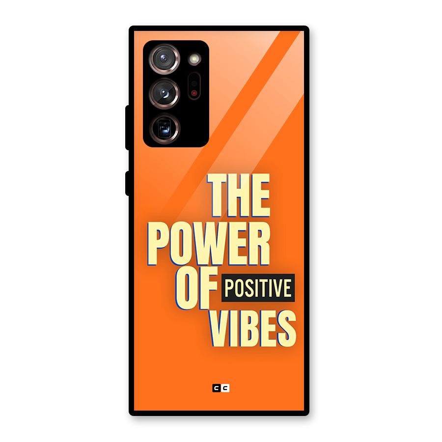 Upbeat Vibes Glass Back Case for Galaxy Note 20 Ultra 5G