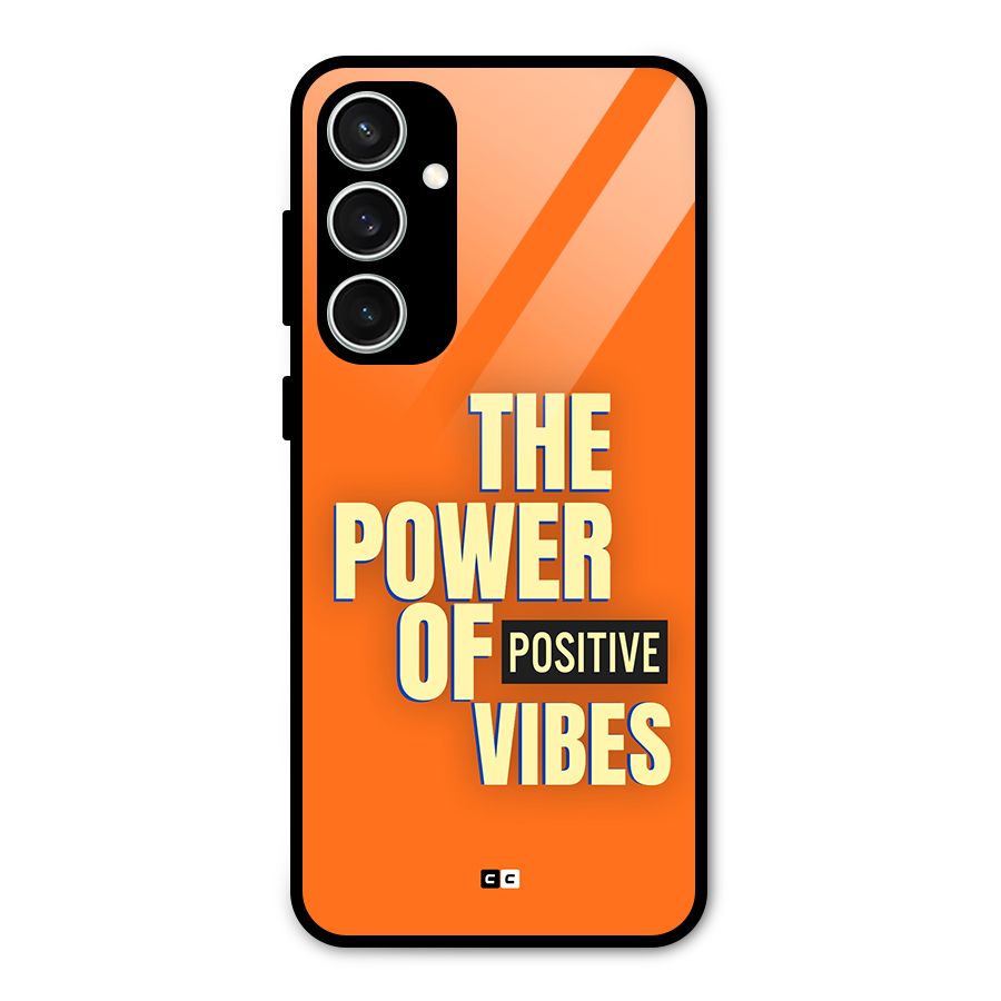 Upbeat Vibes Glass Back Case for Galaxy S23 FE