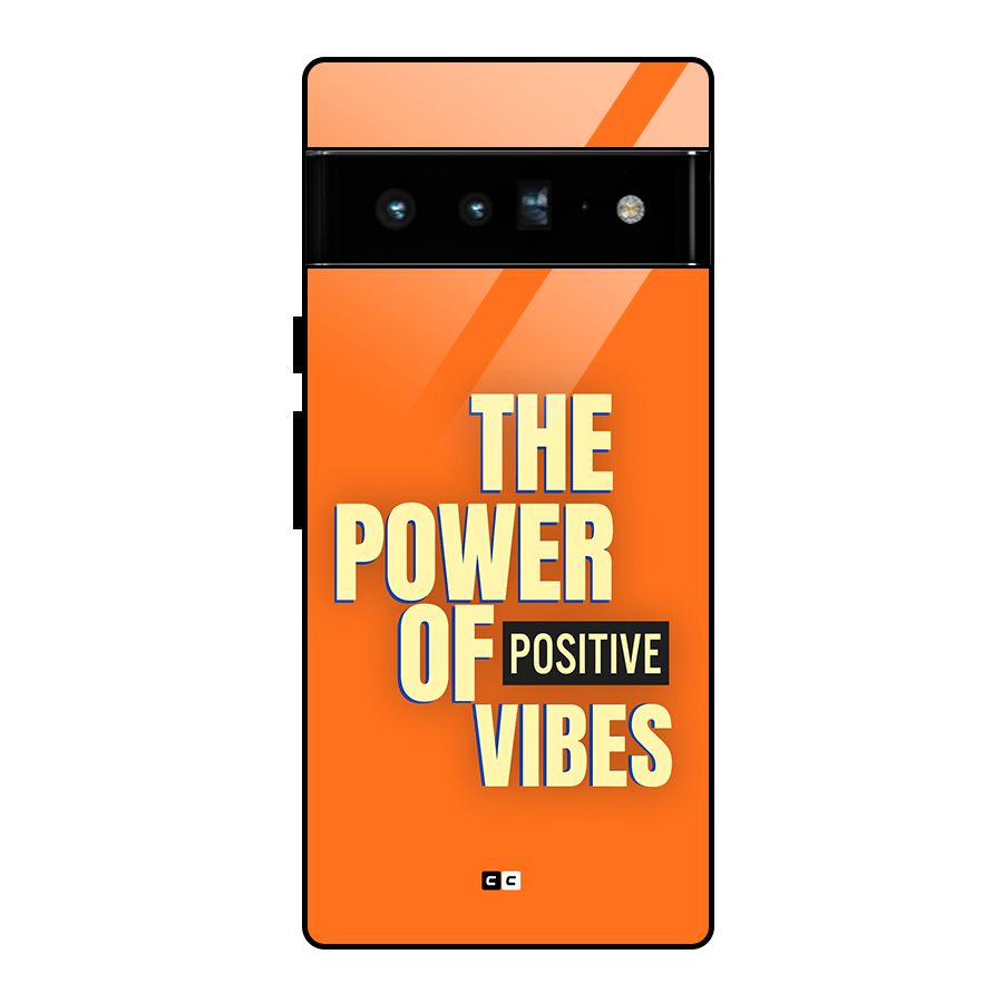 Upbeat Vibes Glass Back Case for Google Pixel 6 Pro