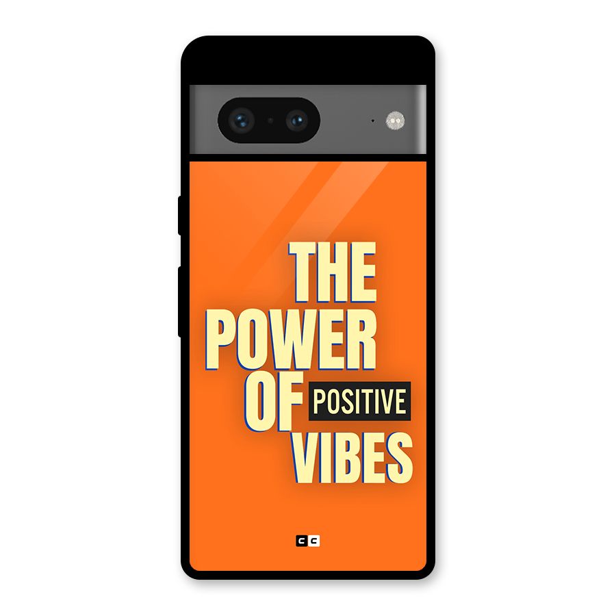 Upbeat Vibes Glass Back Case for Google Pixel 7
