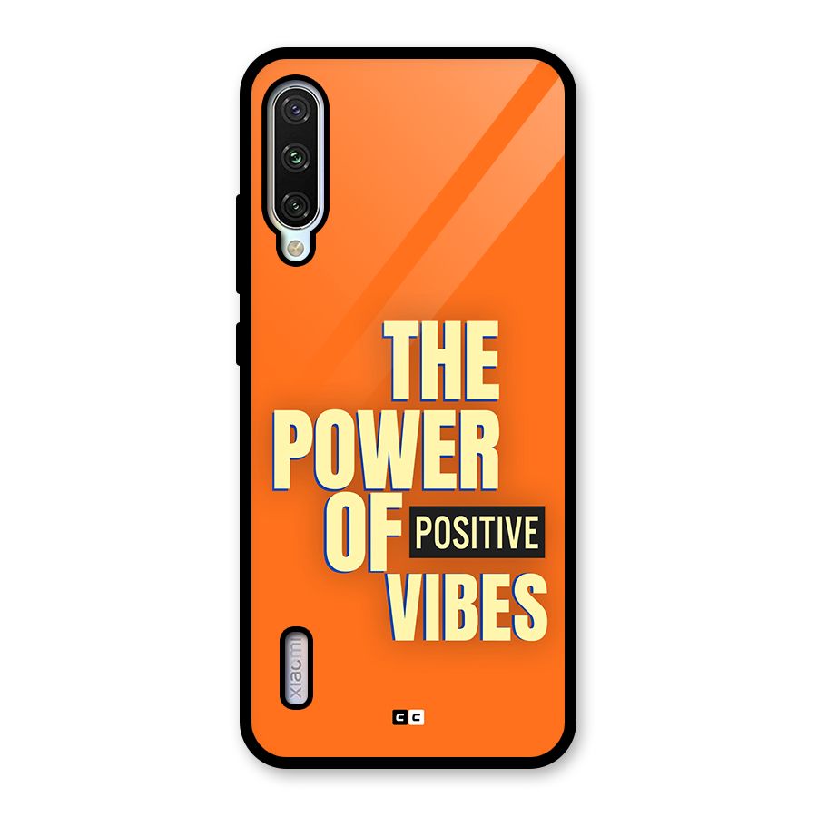 Upbeat Vibes Glass Back Case for Mi A3
