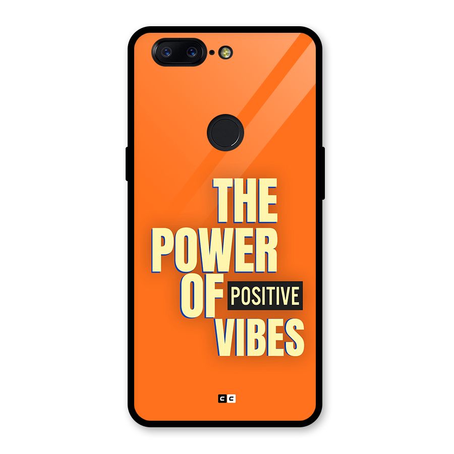 Upbeat Vibes Glass Back Case for OnePlus 5T