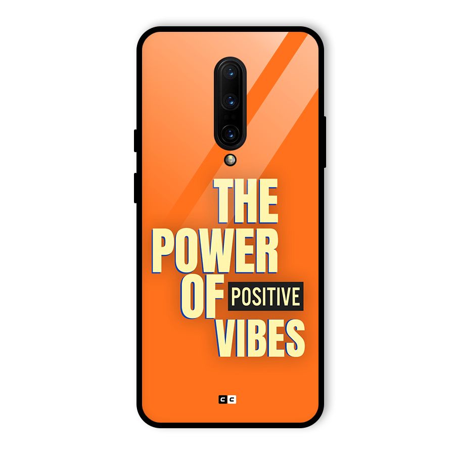 Upbeat Vibes Glass Back Case for OnePlus 7 Pro