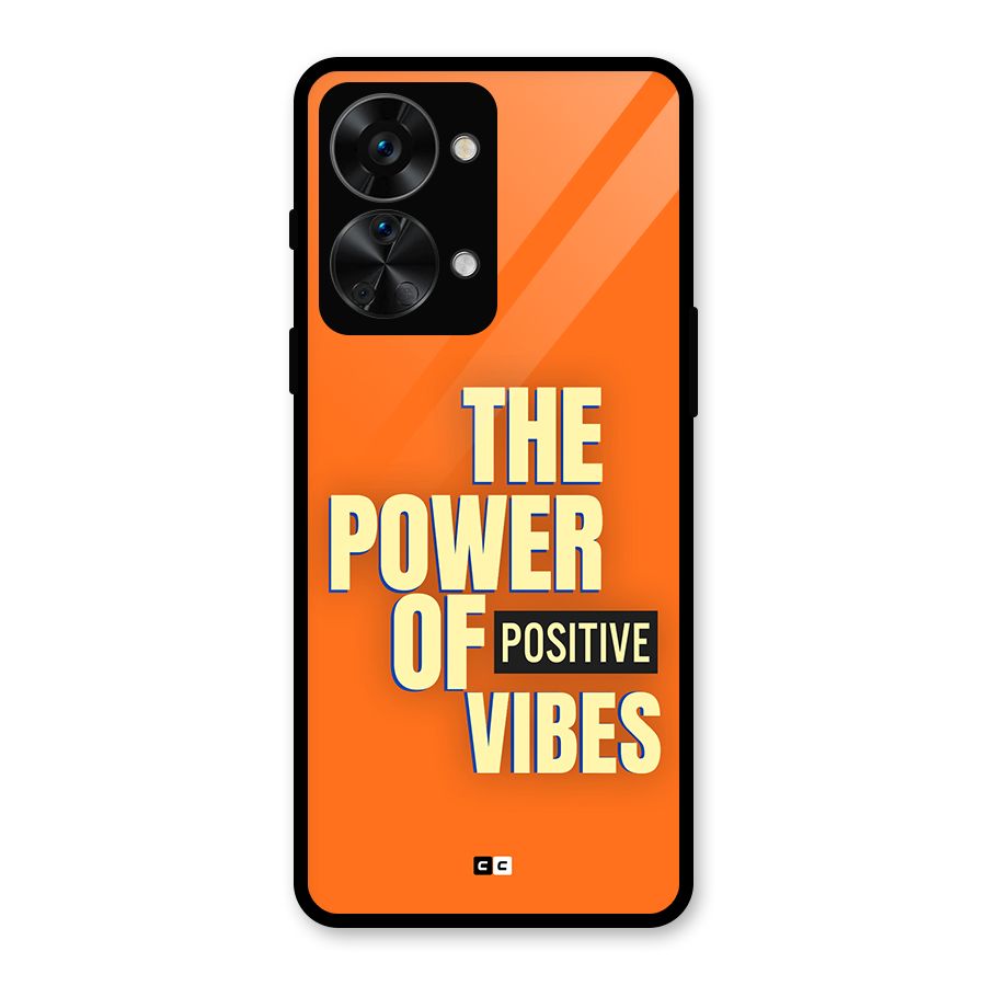 Upbeat Vibes Glass Back Case for OnePlus Nord 2T