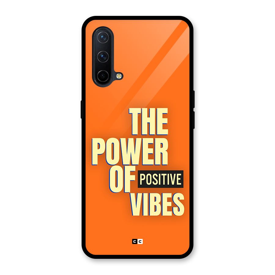 Upbeat Vibes Glass Back Case for OnePlus Nord CE 5G
