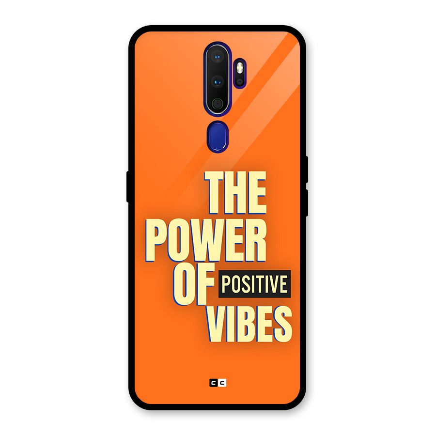 Upbeat Vibes Glass Back Case for Oppo A9 (2020)