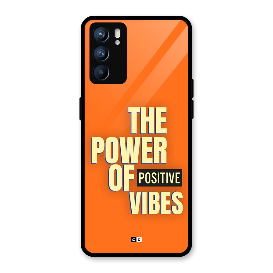 Upbeat Vibes Glass Back Case for Oppo Reno6 5G