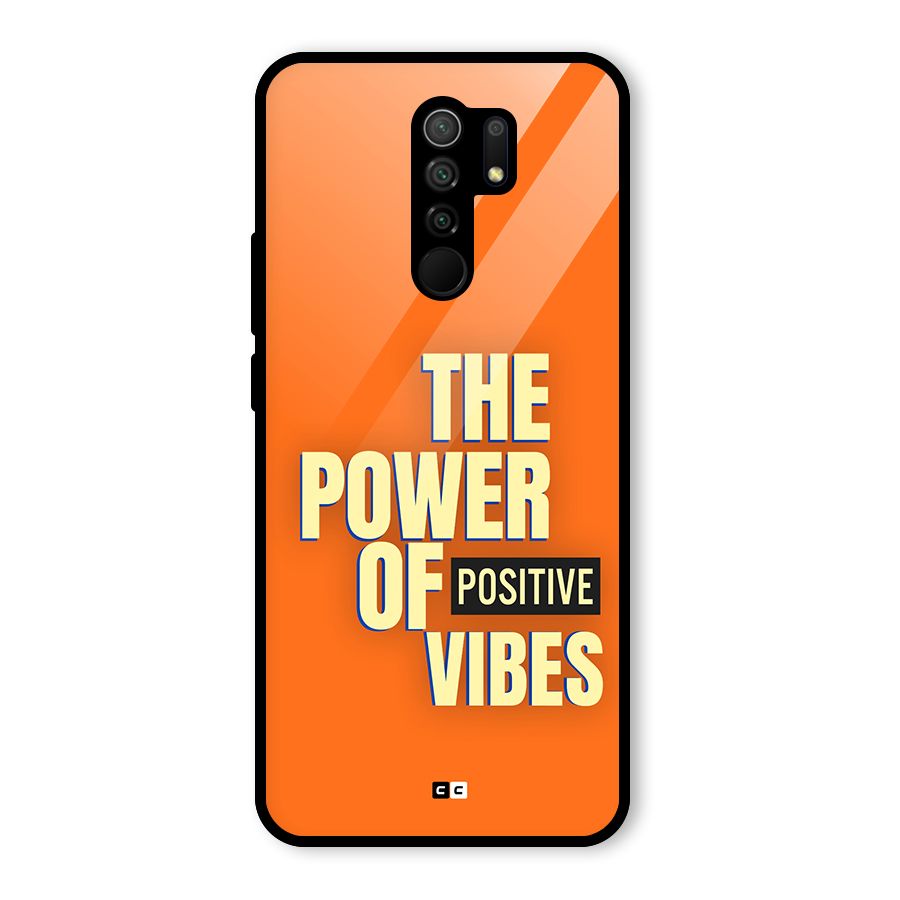 Upbeat Vibes Glass Back Case for Poco M2