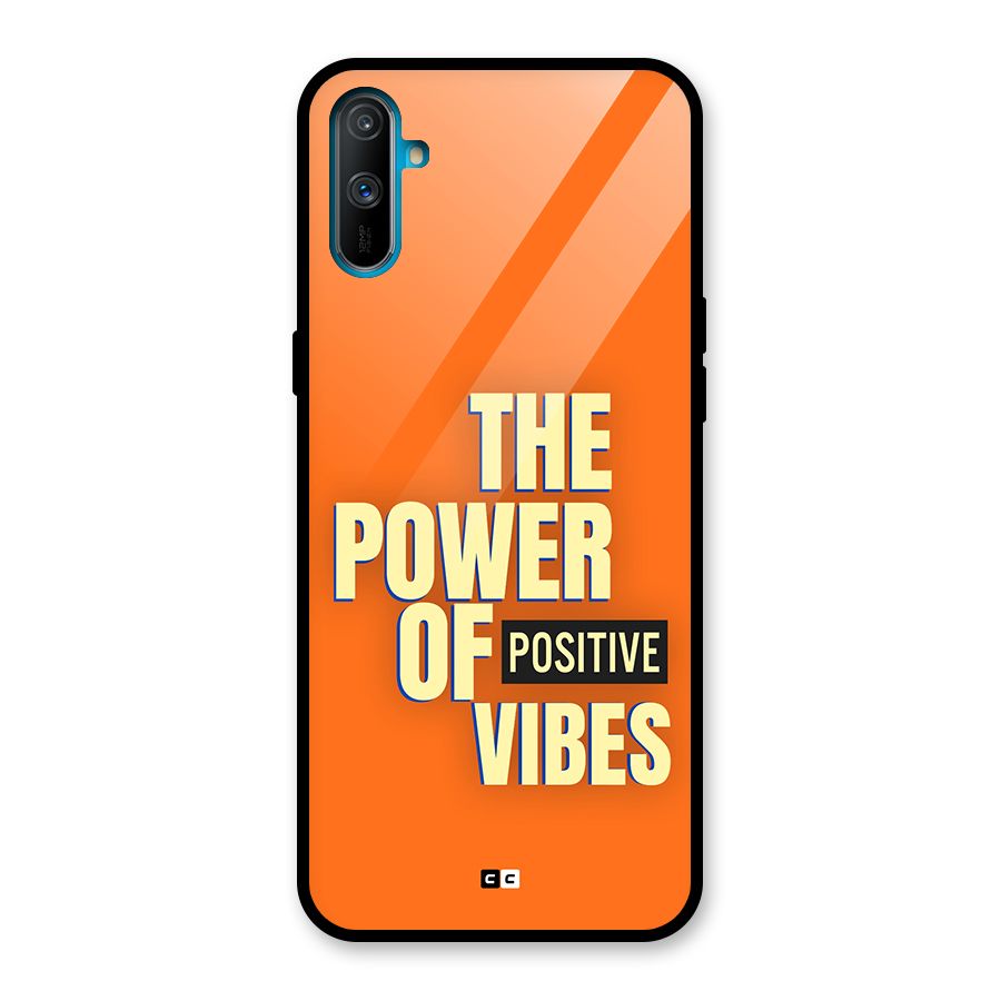 Upbeat Vibes Glass Back Case for Realme C3