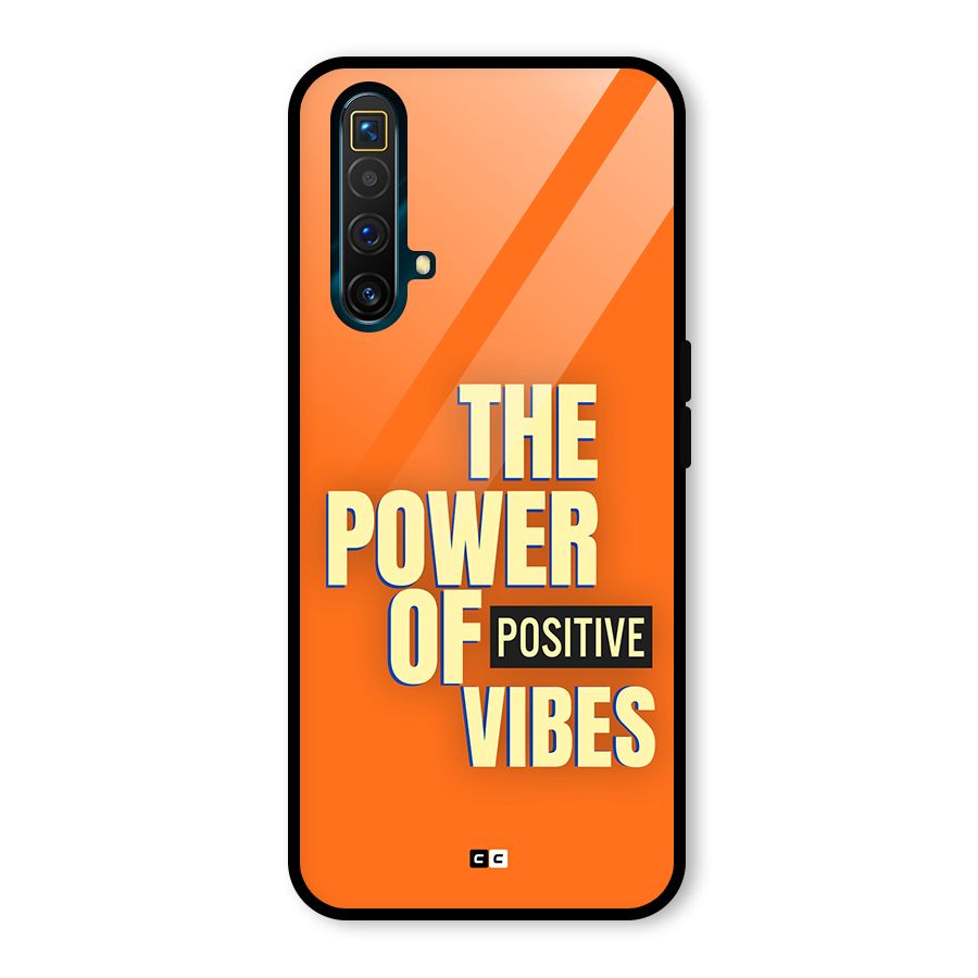 Upbeat Vibes Glass Back Case for Realme X3
