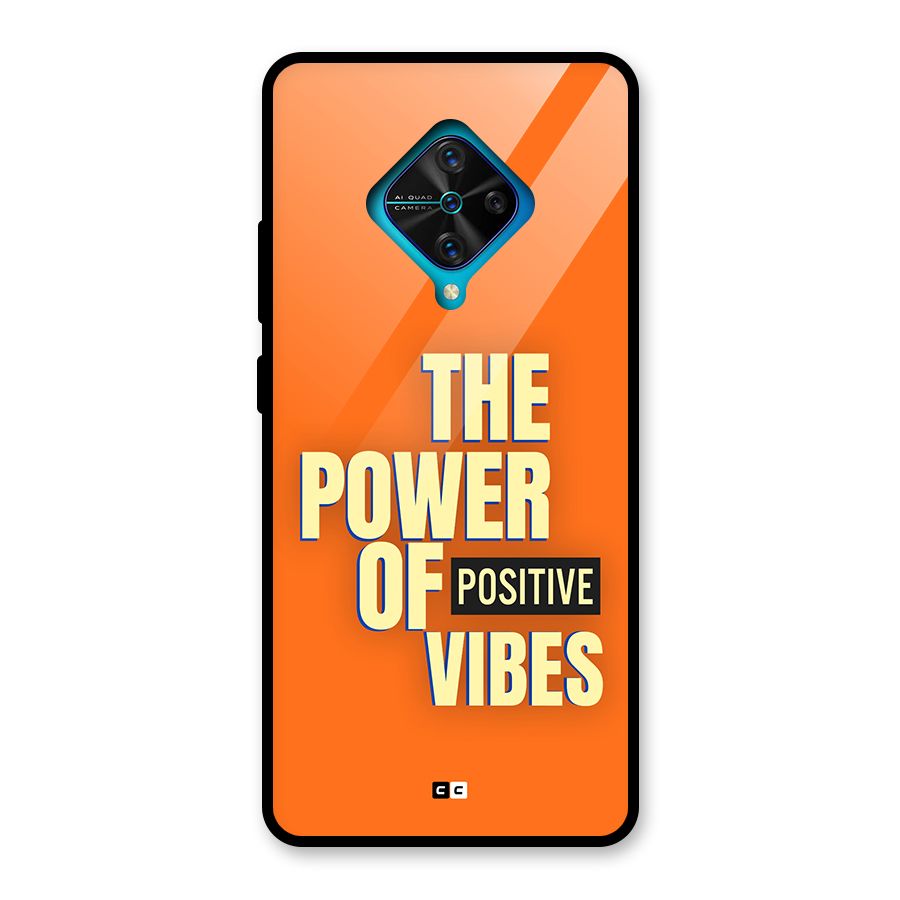 Upbeat Vibes Glass Back Case for Vivo S1 Pro