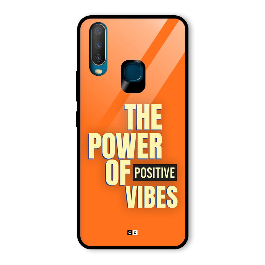 Upbeat Vibes Glass Back Case for Vivo U10