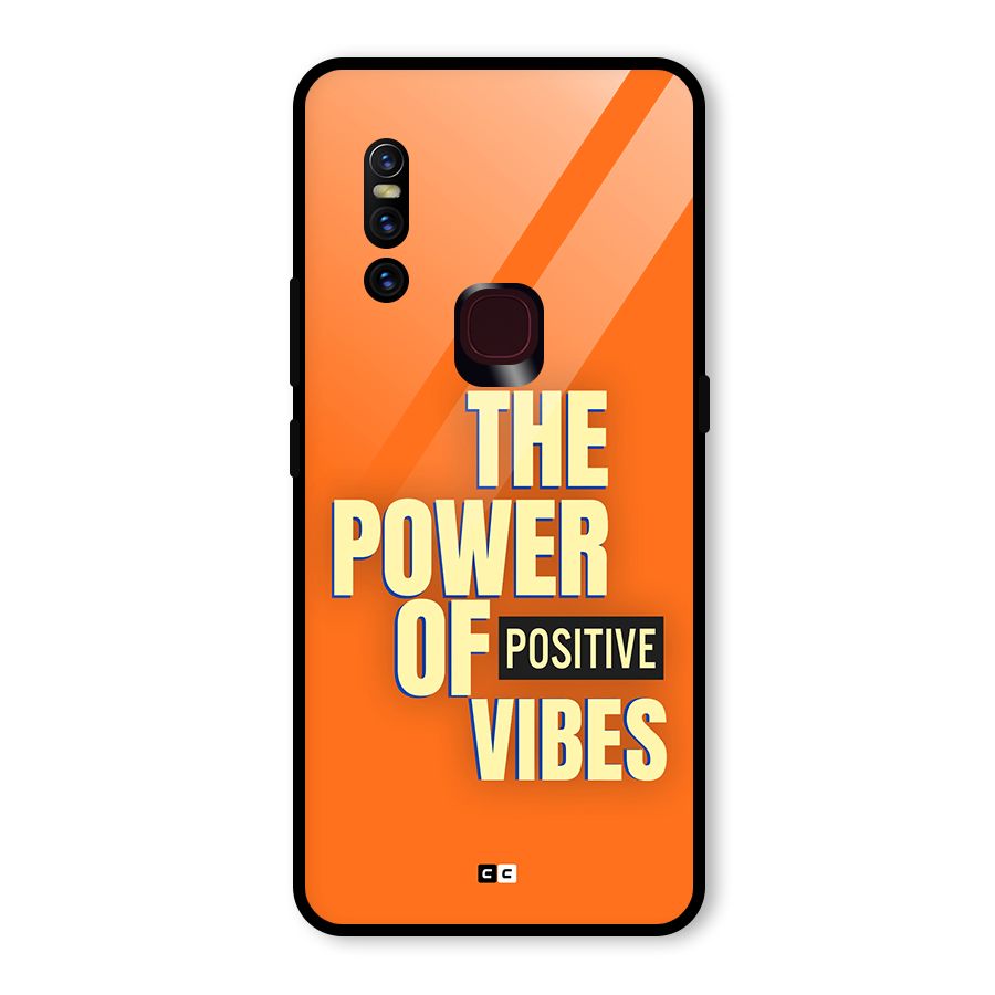 Upbeat Vibes Glass Back Case for Vivo V15
